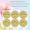 60PCS Happy Mother’s Day Kraft Stickers – 2-Inch Heart, Round, Rectangular & Irregular Gift Tags for Cards, Envelopes, Gift Boxes, Bouquets & Party Favors